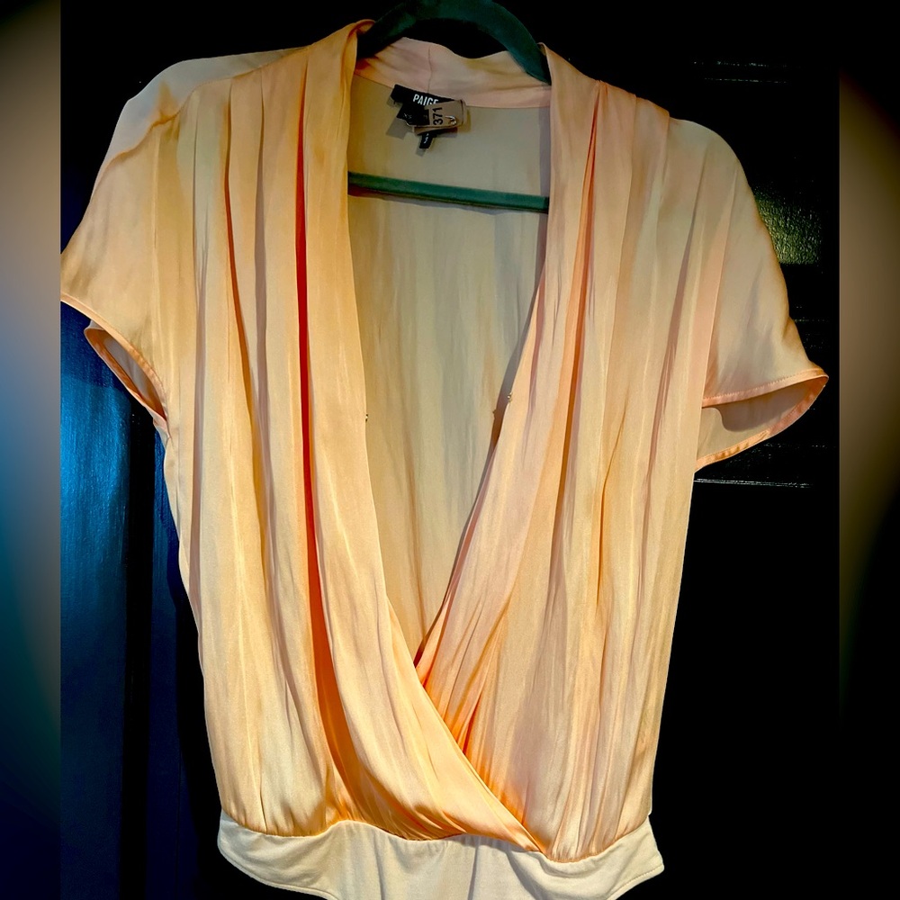 Paige Silk Blouse Bodysuit.